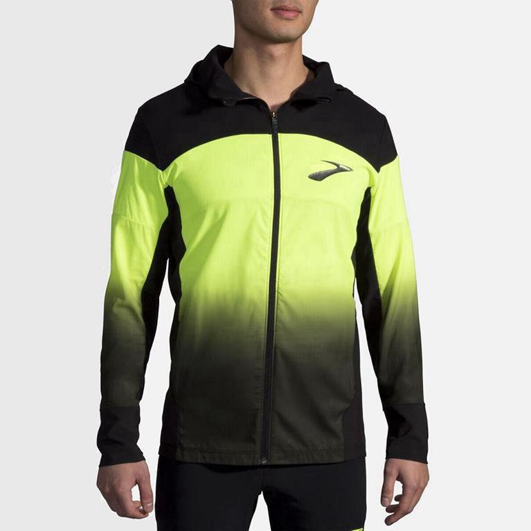 Brooks Elite Canopy - Chaquetas Hombre - Amarillo (QG9035128)